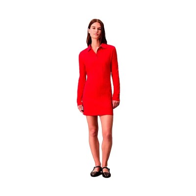 рокля,дамски,поли,и,рокли,calvin,klein,lv047d228g,short,sleeve,short,dress,red,(red)