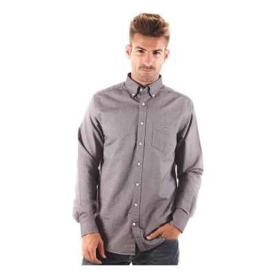 риза,с,дълъг,ръкав,мъжки,ризи,gant,oxford,long,sleeve,shirt,grey,(grey)
