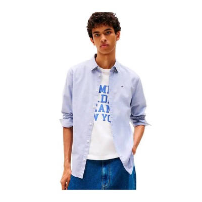 риза,с,дълъг,ръкав,мъжки,ризи,tommy,hilfiger,dm0dm09594,long,sleeve,shirt,blue,(blue)