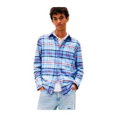 риза,с,дълъг,ръкав,мъжки,ризи,tommy,hilfiger,dm0dm22024,long,sleeve,shirt,blue,(blue)