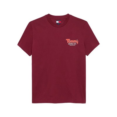 тениска,мъжки,тениски,tommy,hilfiger,dm0dm22049,short,sleeve,t,shirt,red,(burgundy)