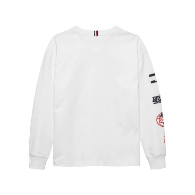 блуза,детски,блузи,tommy,hilfiger,kb0kb09935,sweatshirt,white,(white)