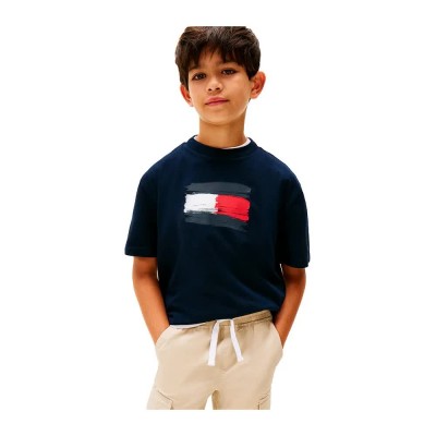 тениска,детски,тениски,tommy,hilfiger,kb0kb10111,short,sleeve,t,shirt,blue,(blue)