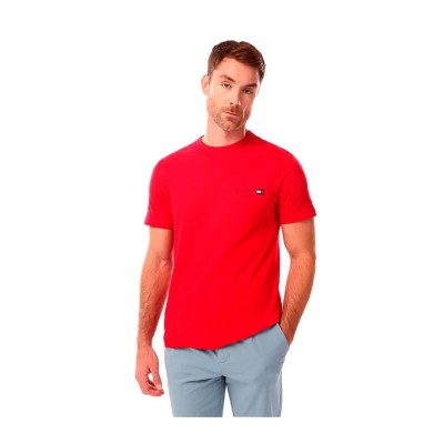 тениска,мъжки,тениски,tommy,hilfiger,mw0mw40011,short,sleeve,t,shirt,red,(red)