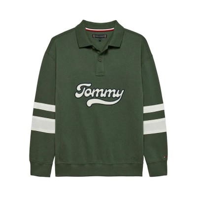 детски,блузи,с,яка,tommy,hilfiger,varsity,long,sleeve,polo,green,(green)