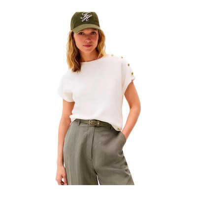 тениска,дамски,тениски,tommy,hilfiger,ww0ww47455,short,sleeve,t,shirt,white,(white)