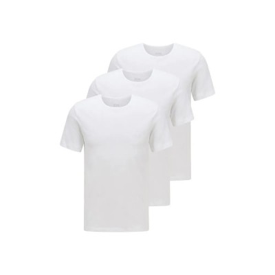 тениска,мъжки,тениски,hugo,boss,50325385,short,sleeve,t,shirt,3,units,white,(white)