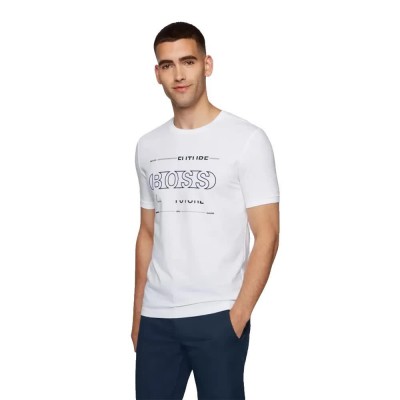 тениска,мъжки,тениски,hugo,boss,50457477,short,sleeve,t,shirt,white,(white)