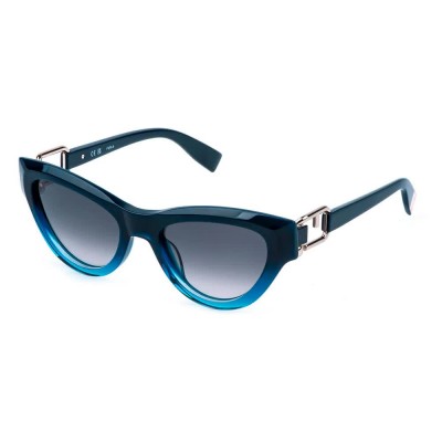слънчеви,очила,слънчеви,очила,furla,sfu982,5408y6,woman,sunglasses,blue,(shiny,dark,blue,grad.light,blue)