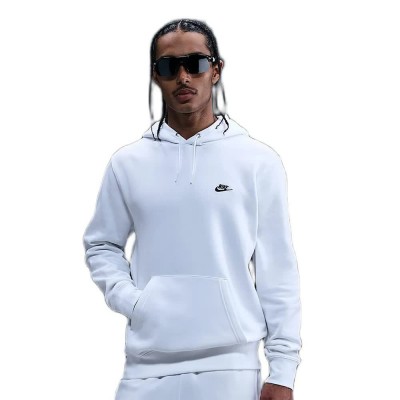 суичър,мъжки,пуловери,nike,club,fn3859,hoodie,white,(white,black)