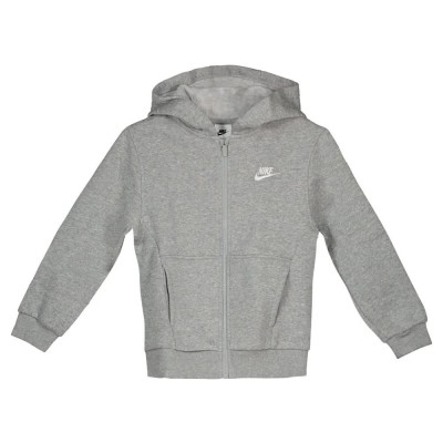 блуза,детски,блузи,nike,sportswear,club,full,zip,sweatshirt,grey,(dark,grey,heather,base,grey,white)