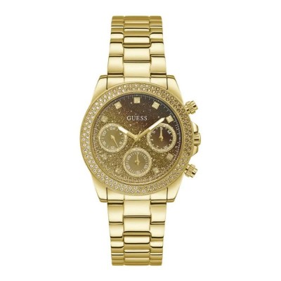 часовник,часовници,guess,sol,woman,watch,refurbished,golden