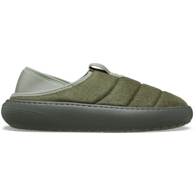 пантофи,мъжки,пантофи,crocs,classic,sueded,moc,slippers,green,(galactic,grey)