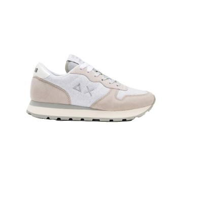 маратонки,мъжки,маратонки,дамски,маратонки,sun68,ally,glitter,mesh,trainers,white,(white)