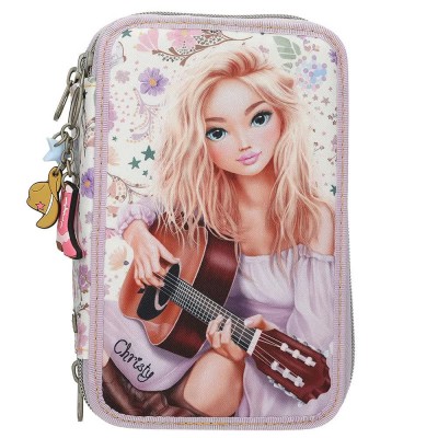 канцеларски,принадлежности,topmodel,cowgirl,pencil,case,cream,pale,purple