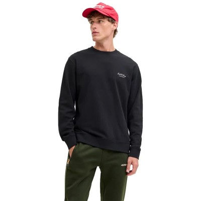 блуза,мъжки,пуловери,jack,&,jones,archive,graphic,sweatshirt,black,(black)