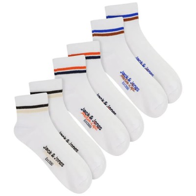 чорапи,мъжки,чорапи,дамски,чорапи,jack,&,jones,boston,short,socks,3,pairs,white,(bright,white,white,white)