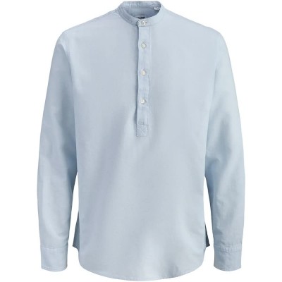 риза,с,дълъг,ръкав,дамски,ризи,мъжки,ризи,jack,&,jones,breeze,tunic,linen,long,sleeve,shirt,blue,(celestial,blue)