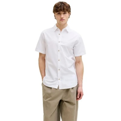 риза,с,къс,ръкав,дамски,ризи,мъжки,ризи,jack,&,jones,chad,oxford,stripe,short,sleeve,shirt,white,(white)