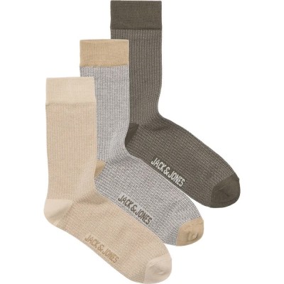 чорапи,мъжки,чорапи,jack,&,jones,bryan,bird,eye,long,socks,3,pairs,multicolor,(string,falcon,moonbeam)