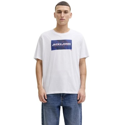 тениска,мъжки,тениски,дамски,тениски,jack,&,jones,cole,print,short,sleeve,t,shirt,white,(bright,white)