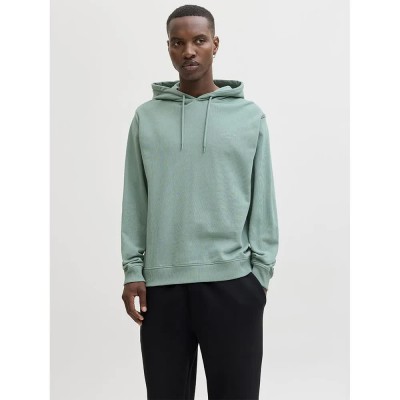 суичър,мъжки,пуловери,jack,&,jones,college,logo,hoodie,green,(mineral,blue)