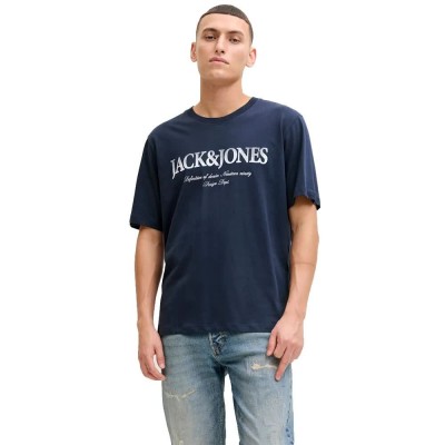 тениска,мъжки,тениски,дамски,тениски,jack,&,jones,devin,daytona,print,short,sleeve,t,shirt,blue,(navy,blazer)