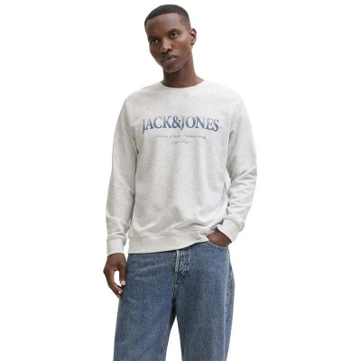 блуза,мъжки,пуловери,jack,&,jones,devin,daytona,print,sweatshirt,white,(white,melange)