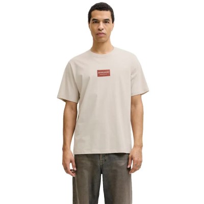 тениска,мъжки,тениски,дамски,тениски,jack,&,jones,frank,short,sleeve,t,shirt,beige,(moonbeam)
