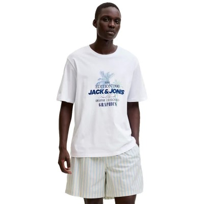 тениска,мъжки,тениски,дамски,тениски,jack,&,jones,gradient,print,short,sleeve,t,shirt,white,(bright,white)