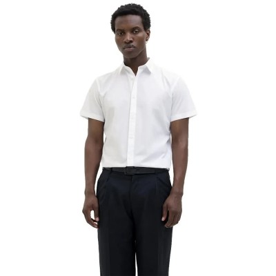 риза,с,къс,ръкав,дамски,ризи,мъжки,ризи,jack,&,jones,joe,short,sleeve,shirt,white,(white)