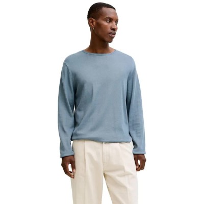 блуза,мъжки,пуловери,дамски,пуловери,jack,&,jones,leo,knit,sweater,blue,(blue,mirage)