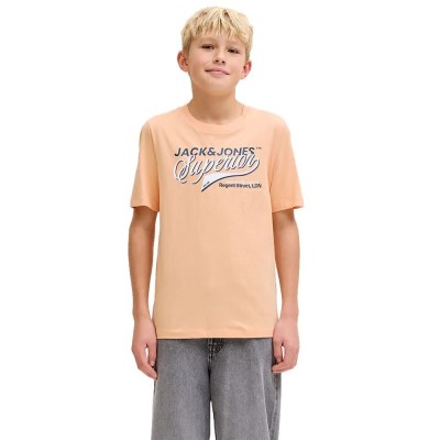 тениска,мъжки,тениски,дамски,тениски,jack,&,jones,logo,short,sleeve,t,shirt,orange,(beach,sand)