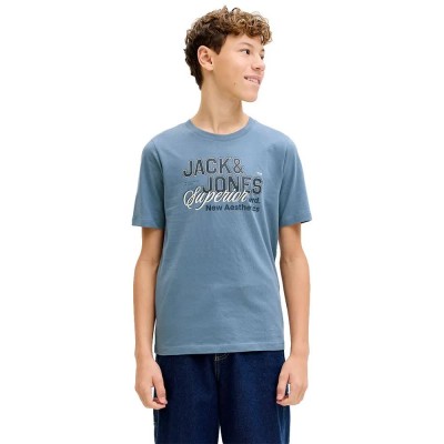 тениска,мъжки,тениски,дамски,тениски,jack,&,jones,logo,short,sleeve,t,shirt,blue,(blue,mirage)