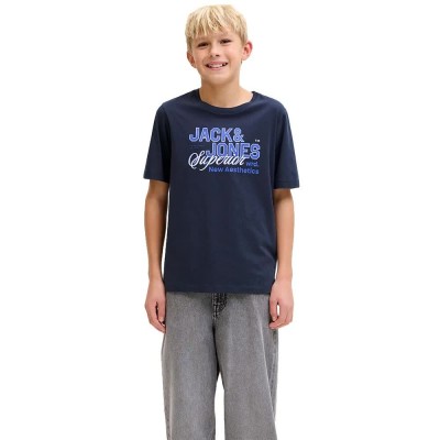 тениска,мъжки,тениски,дамски,тениски,jack,&,jones,logo,short,sleeve,t,shirt,blue,(navy,blazer,print,dazzling,blue)