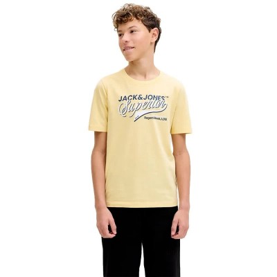 тениска,мъжки,тениски,дамски,тениски,jack,&,jones,logo,short,sleeve,t,shirt,yellow,(sunlight)