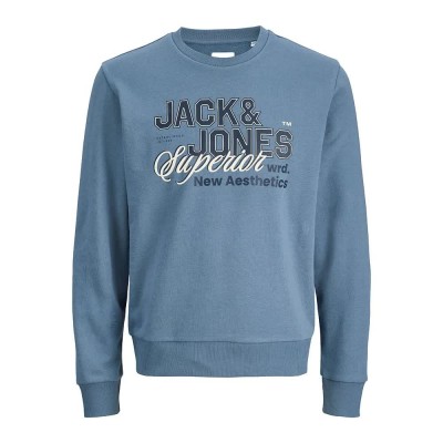 блуза,детски,блузи,jack,&,jones,logo,sweatshirt,blue,(blue,mirage)