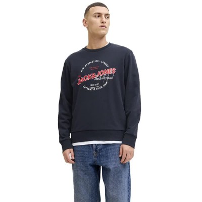 блуза,мъжки,пуловери,jack,&,jones,logo,sweatshirt,blue,(sky,captain)