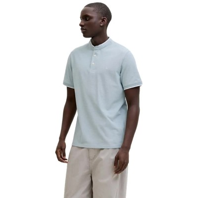 дамски,блузи,с,яка,мъжки,блузи,с,яка,jack,&,jones,paulos,mao,short,sleeve,polo,grey,(mineral,blue)