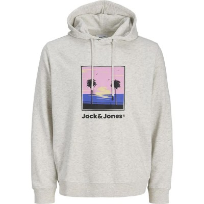 суичър,мъжки,пуловери,jack,&,jones,perry,hoodie,grey,(white,melange)