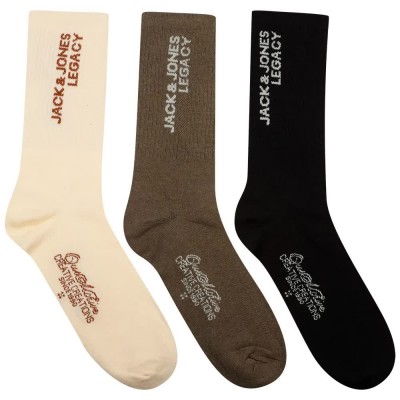 чорапи,мъжки,чорапи,дамски,чорапи,jack,&,jones,roar,long,socks,3,pairs,multicolor,(falcon,buttercream,black)