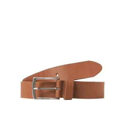 колан,колани,jack,&,jones,torino,leather,belt,brown,(cognac)