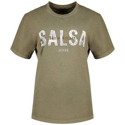 тениска,мъжки,тениски,дамски,тениски,salsa,jeans,21011142,short,sleeve,t,shirt,green,(dark,green,v1)