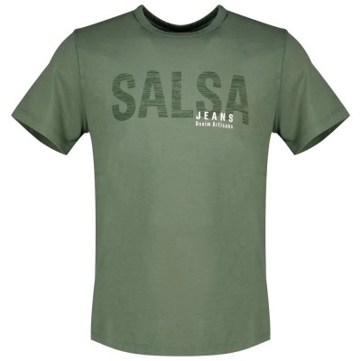 тениска,мъжки,тениски,дамски,тениски,salsa,jeans,21011134,short,sleeve,t,shirt,green,(dark,green,v1)