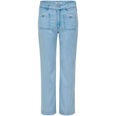 дънки,мъжки,панталони,дамски,панталони,salsa,jeans,21011214,crop,straight,fit,high,waist,jeans,blue,(ice,bleach)