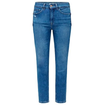 дънки,мъжки,панталони,дамски,панталони,salsa,jeans,faith,destroyed,crop,slim,fit,jeans,blue,(medium,light)