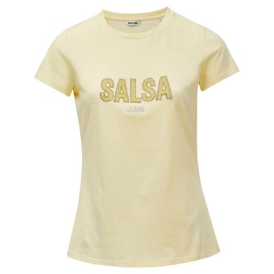 тениска,мъжки,тениски,дамски,тениски,salsa,jeans,institutional,beaded,branding,short,sleeve,t,shirt,yellow,(medium,yellow)