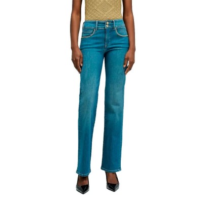 дънки,дамски,панталони,salsa,jeans,secret,21011332,straight,fit,jeans,blue,(greencast)