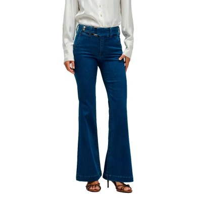 дънки,мъжки,панталони,дамски,панталони,salsa,jeans,secret,flare,fit,chino,pants,blue,(dark,wash)