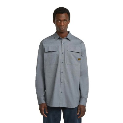 риза,с,дълъг,ръкав,мъжки,ризи,g,star,cpo,regular,fit,long,sleeve,shirt,grey,(ash,blue,india,ink,oxford)